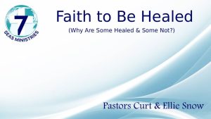 Faith to Be Healed